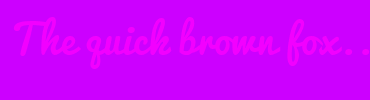 Image with Font Color F200FF and Background Color CC00FF
